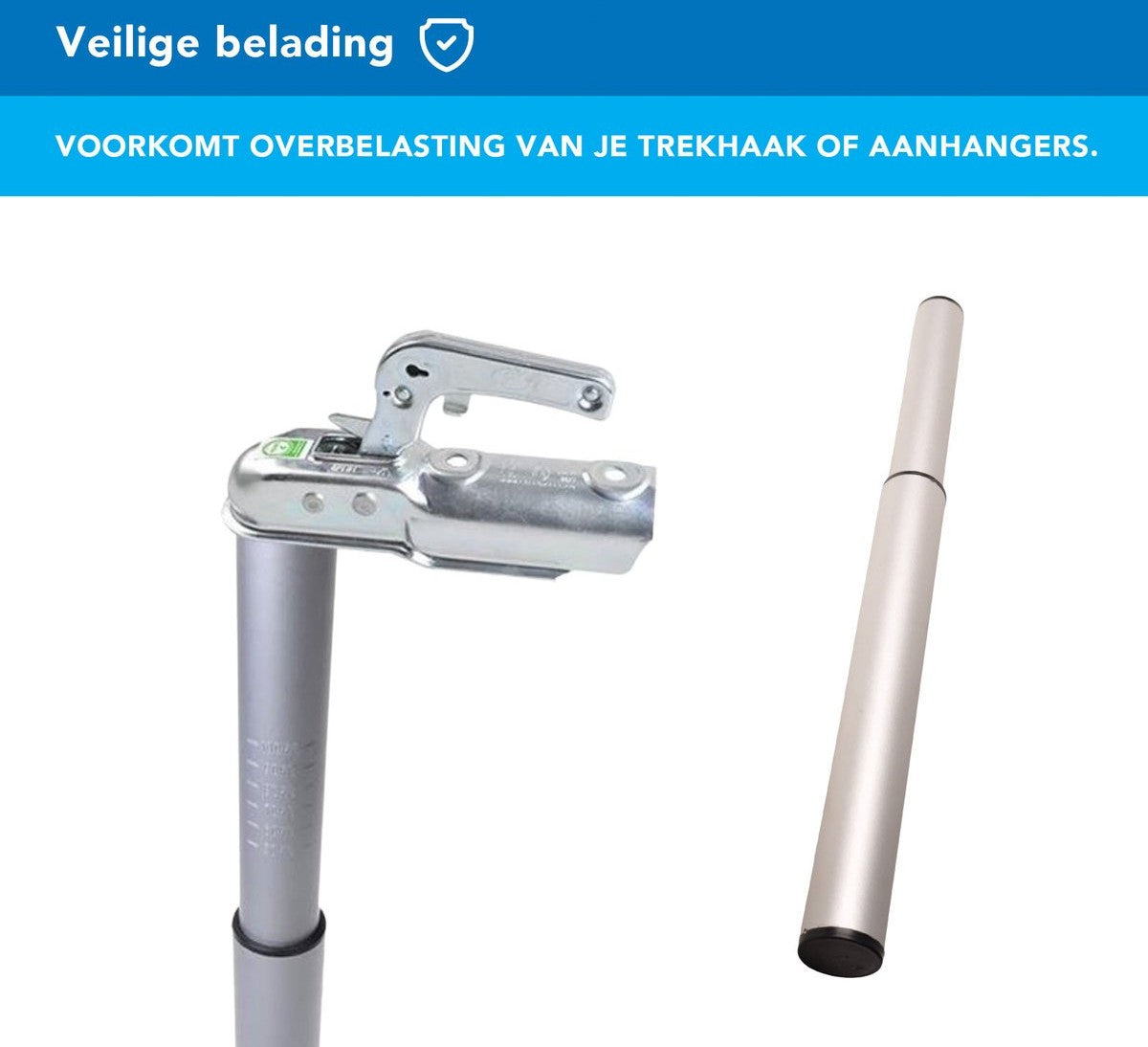 Disselweger / Kogeldrukmeter Aluminium