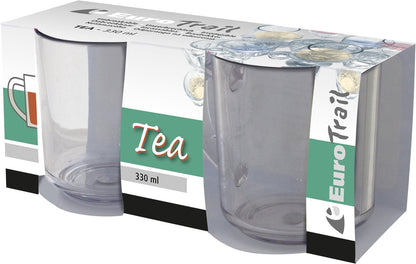 Eurotrail Theeglas - 330 ml - 2 st.