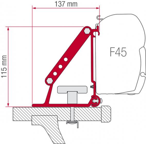 Fiamma Kit voor Micro Camper Caravans