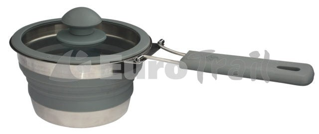 Euro trail opvouwbare steelpan met deksel