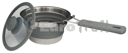 Euro trail opvouwbare steelpan met deksel