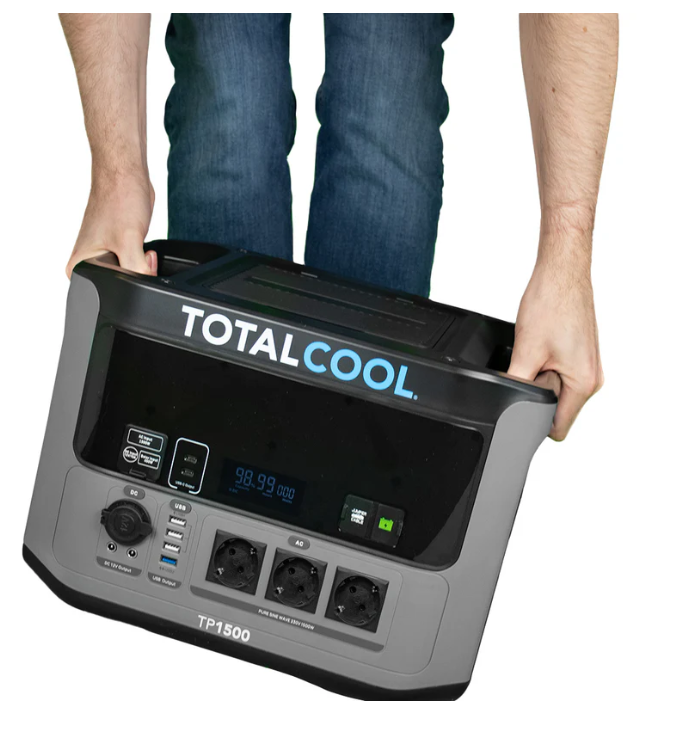 TotalPower 1500 – Draagbare Powerstation (1408Wh / 1500W)