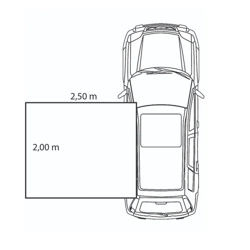 Campwerk SHADOW luifel 200x250cm