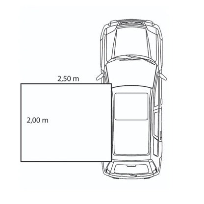 Campwerk SHADOW luifel 200x250cm