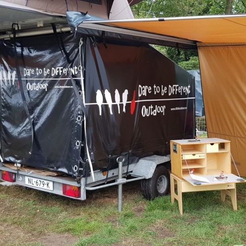 Dare To Be Different quad luifel zijwand / voorwand