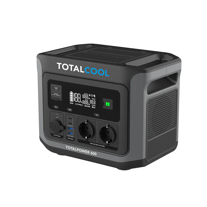 TotalPower 600 – Draagbare Powerstation (460Wh / 600W)